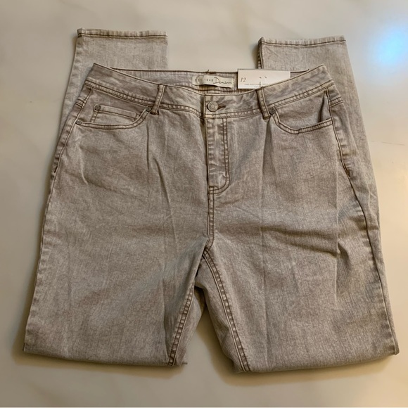 NWT Women’s Light Gray EST. 1948 Denim Hi-Rise Skinny Jeans - Picture 1 of 6